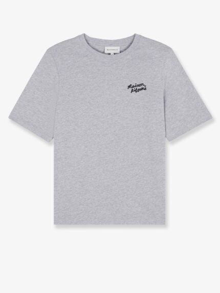 Maison Kitsune Cotton T-shirt With Lettering Logo