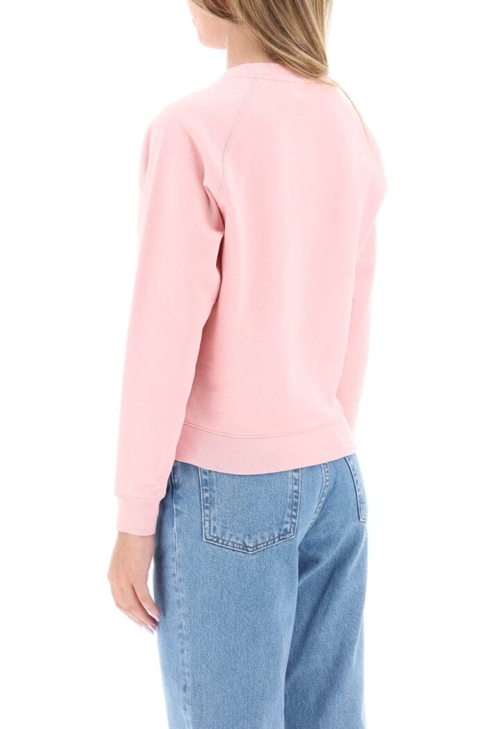 Maison Kitsune Crew-neck Sweatshirt With Print