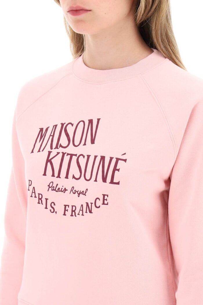 Maison Kitsune Crew-neck Sweatshirt With Print