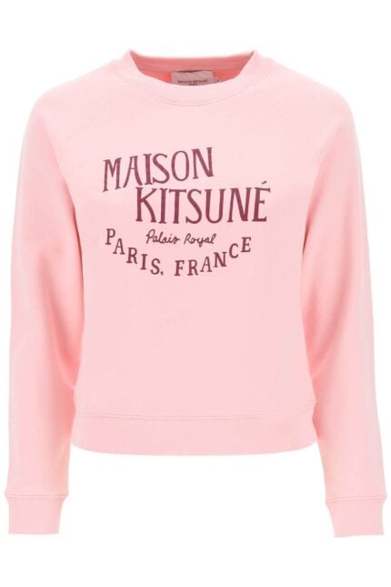 Maison Kitsune Crew-neck Sweatshirt With Print