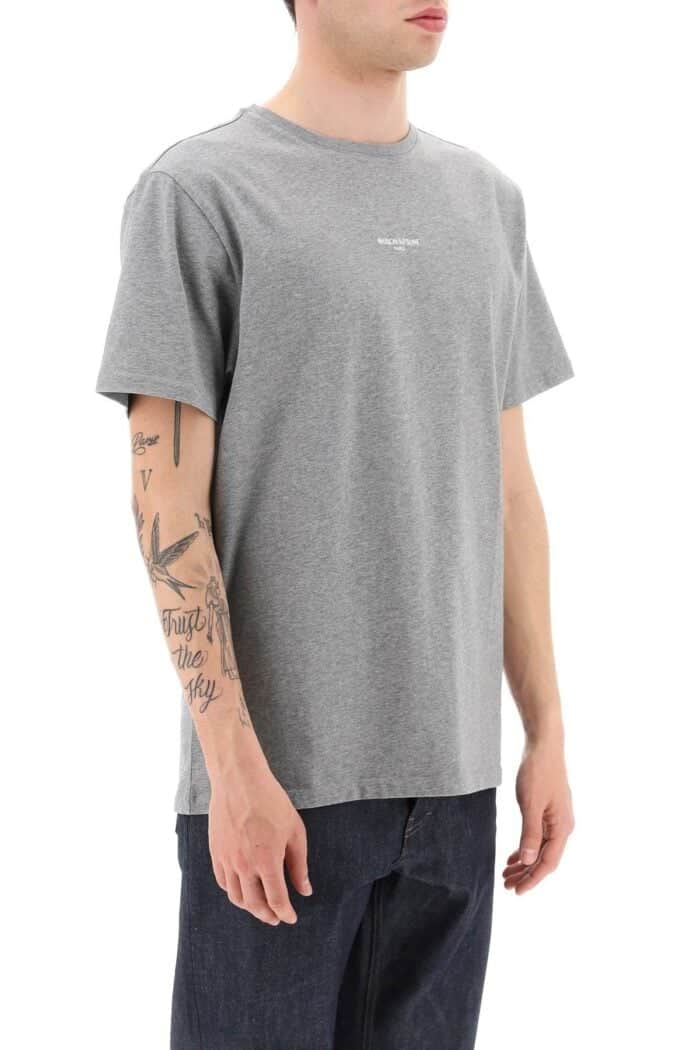 Maison Kitsune Crew-neck T-shirt With Logo Detail