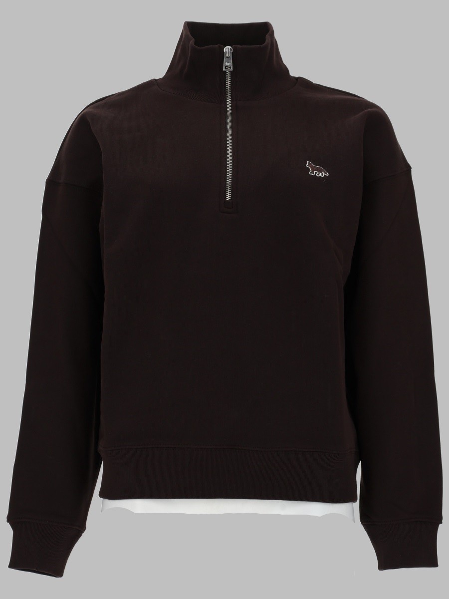 Maison Kitsune FELPA CON ZIP "BABY FOX"