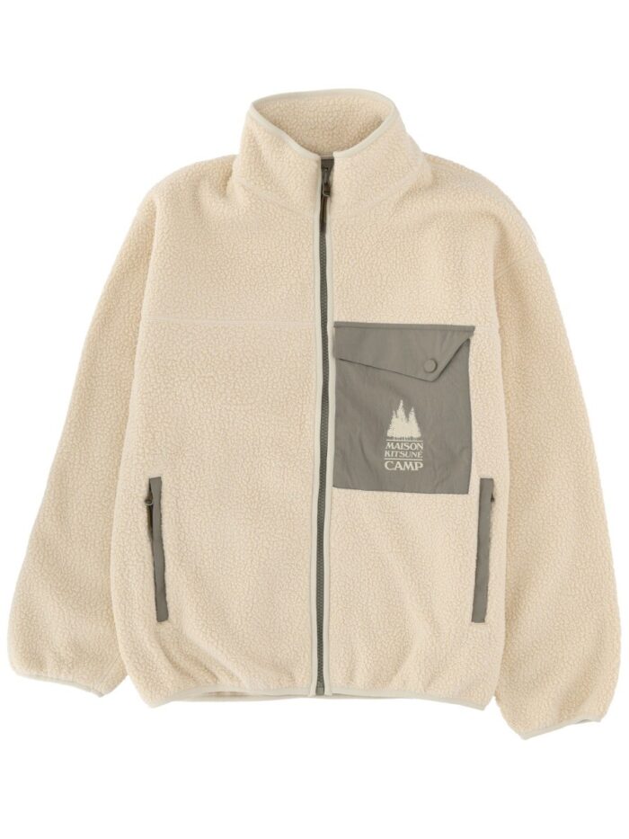 maison kitsune fleece jacket Maison Kitsune FLEECE JACKET