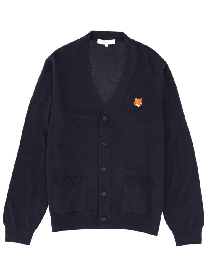 Maison Kitsune "FOX HEAD" CARDIGAN