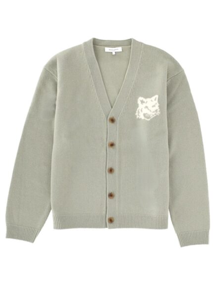 Maison Kitsune "FOX HEAD" CARDIGAN