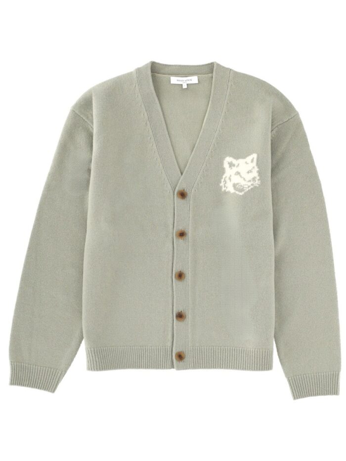 Maison Kitsune "FOX HEAD" CARDIGAN