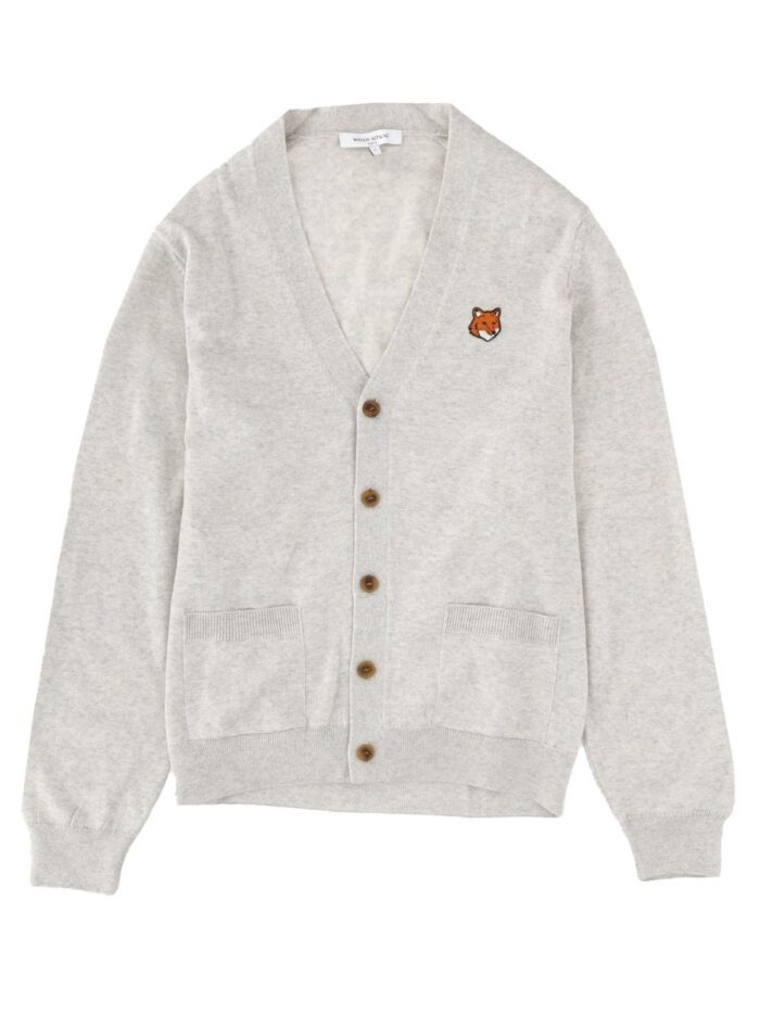 Maison Kitsune "FOX HEAD" CARDIGAN