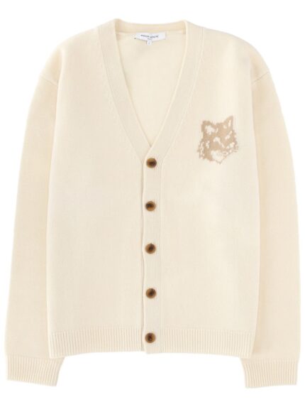 Maison Kitsune "FOX HEAD" CARDIGAN