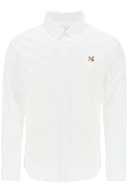 MAISON KITSUNE Fox Head Poplin Shirt