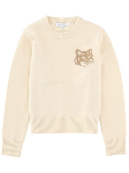 Maison Kitsune "FOX HEAD" SWEATER