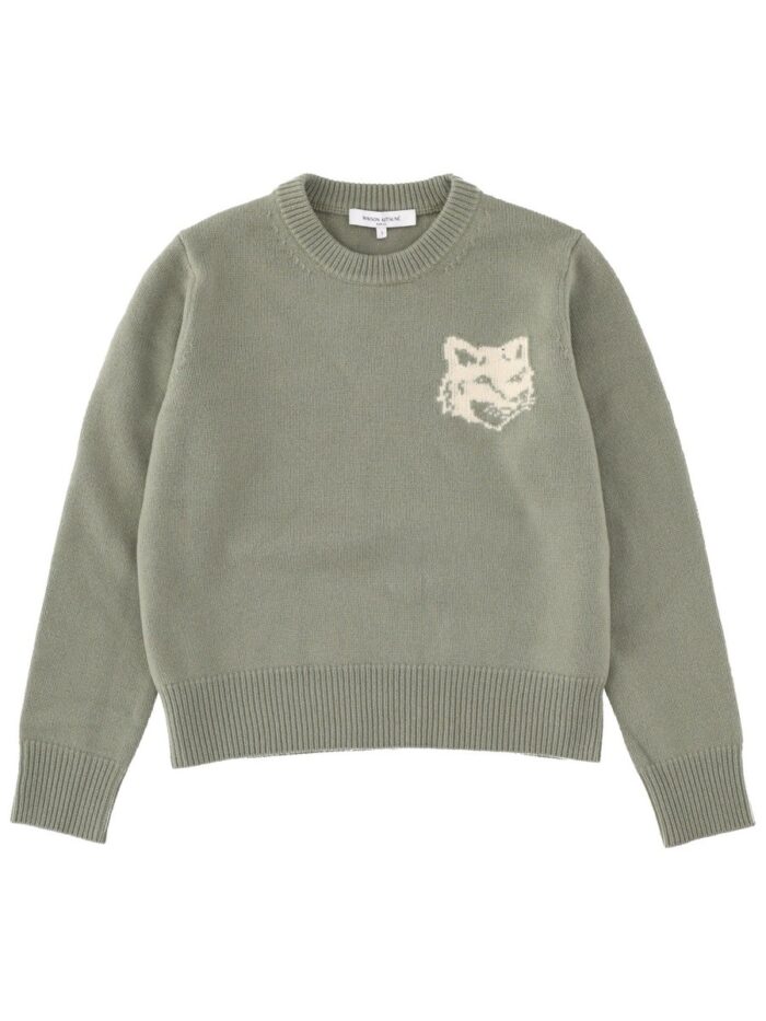 Maison Kitsune "FOX HEAD" SWEATER
