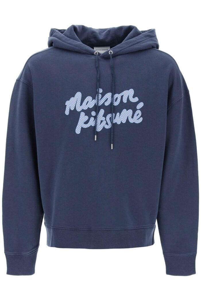 Maison Kitsune Hooded Sweatshirt With Embroidered Logo