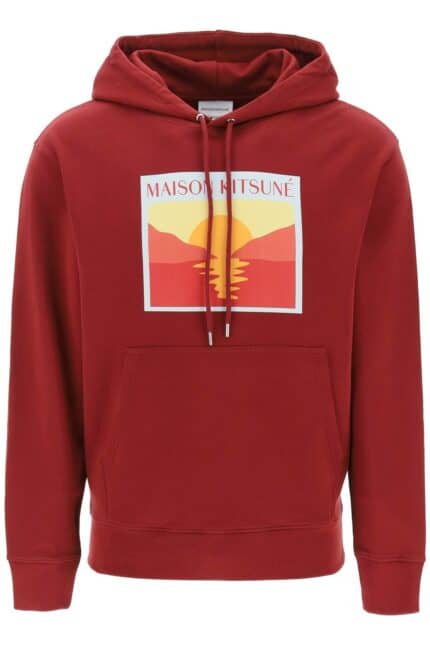 MAISON KITSUNE Hooded Sweatshirt With Graphic Print