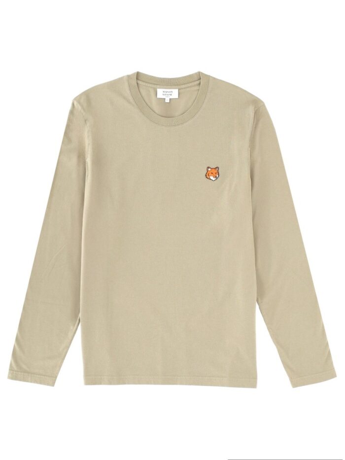 Maison Kitsune LONG SLEEVE "FOX HEAD" T-SHIRT