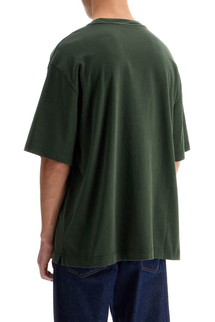 MAISON KITSUNE Oversized T-shirt With Gradient Logo