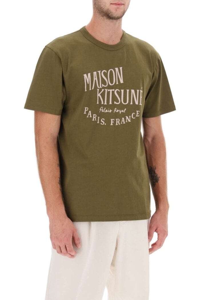 Maison Kitsune 'palais Royal' Print T-shirt