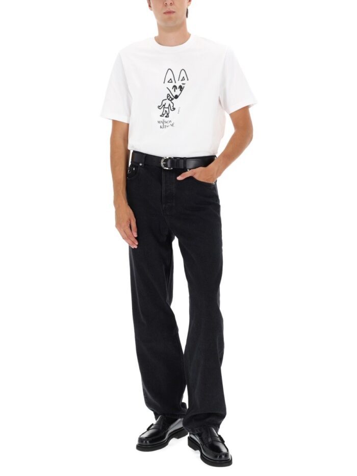 Maison Kitsune "PARTY FOX COMFORT" T-SHIRT