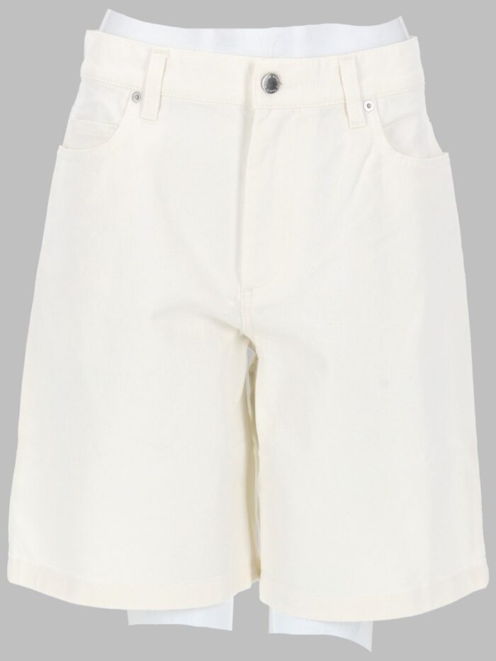 Maison Kitsune SHORTS IN DENIM