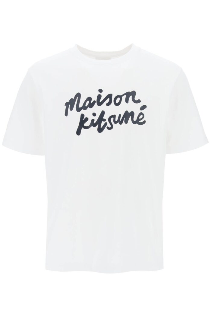 MAISON KITSUNE T-shirt With Logo In Handwriting