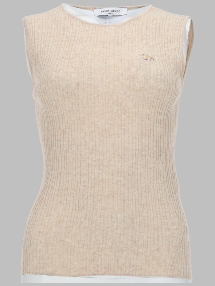 Maison Kitsune TOP A COSTINE "BABY FOX"