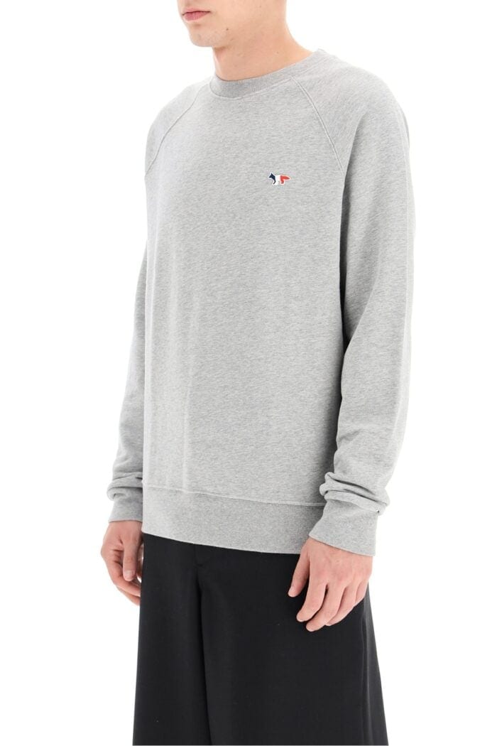 Maison Kitsune Tricolor Fox Patch Sweatshirt