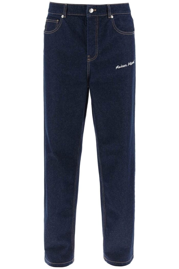 Maison Kitsune Wide Leg Jeans