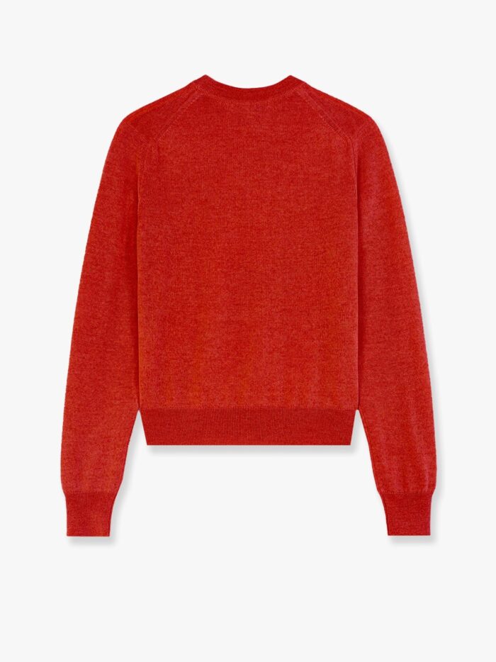 Maison Kitsune Wool Melange Sweater With Foxy Patch On The Front