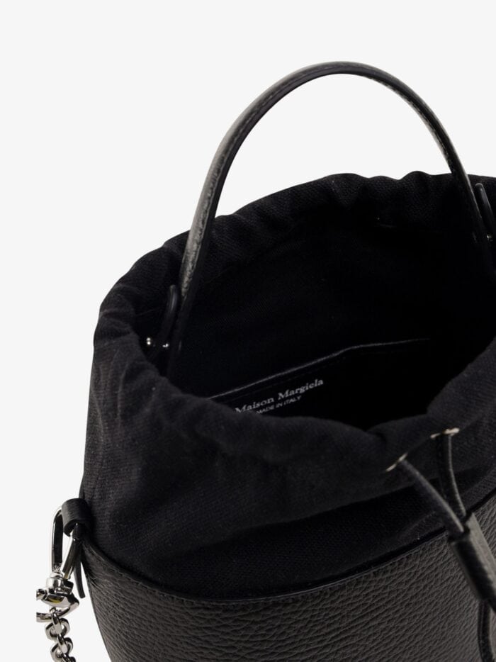 Maison Margiela 5AC Bucket Small Leather Bucket Bag