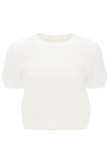 Maison Margiela Angora Wool Short-sleeved Top