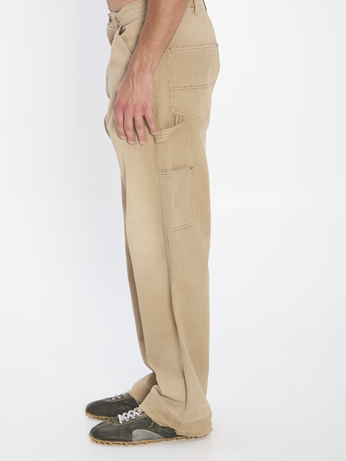 Maison Margiela Beige cargo jeans