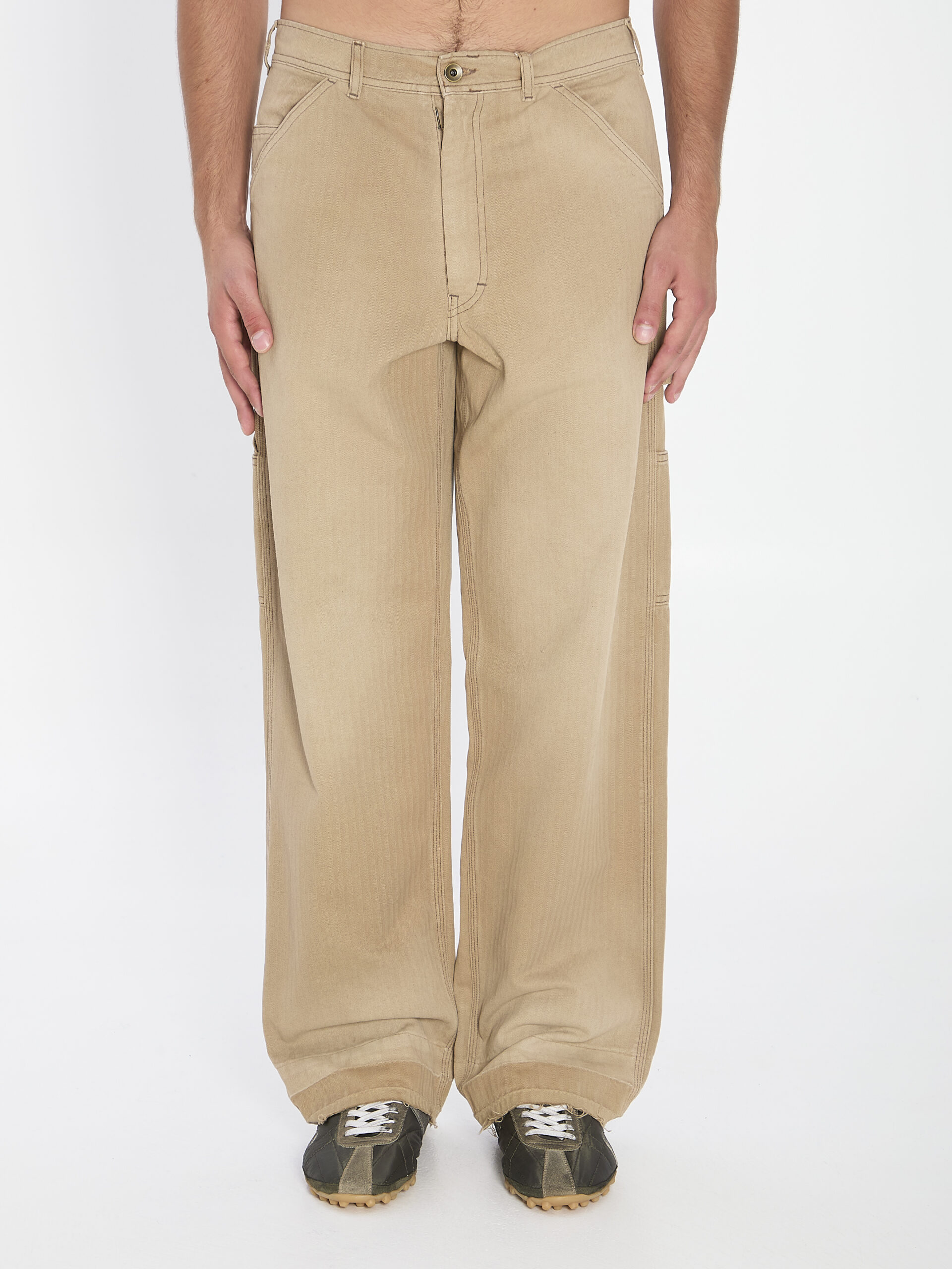 Maison Margiela Beige cargo jeans