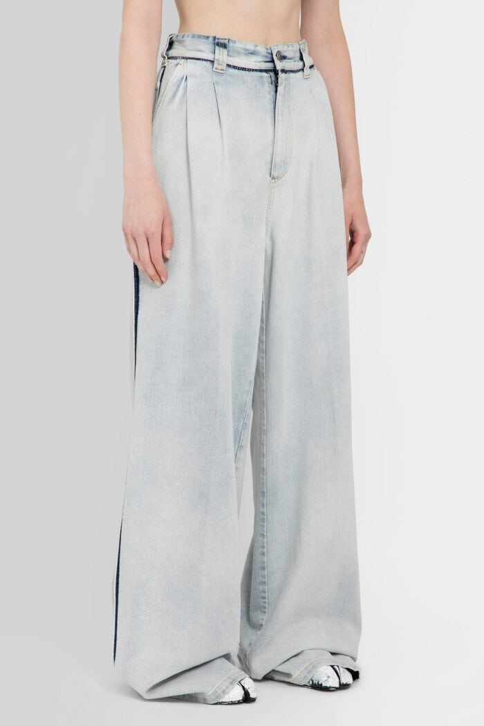 MAISON MARGIELA Bleached Wide Leg Jeans