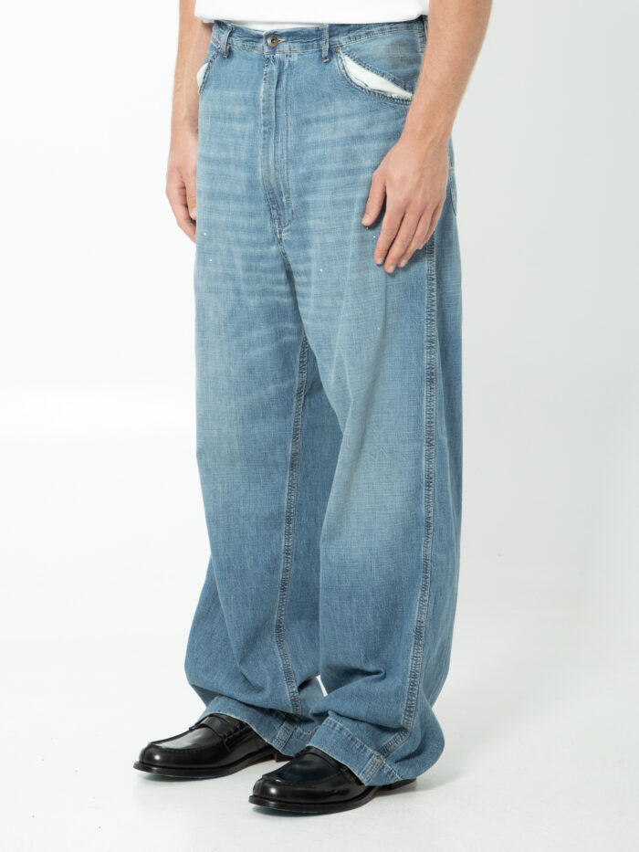 Maison Margiela Blue wide-leg jeans