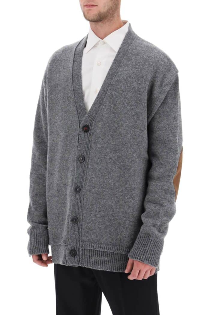 Maison Margiela Cardigan With Elbow Patches