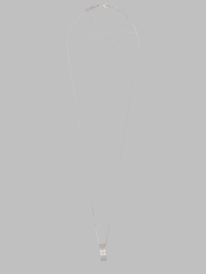 maison margiela collana con pendente ad anello Maison Margiela COLLANA CON PENDENTE AD ANELLO