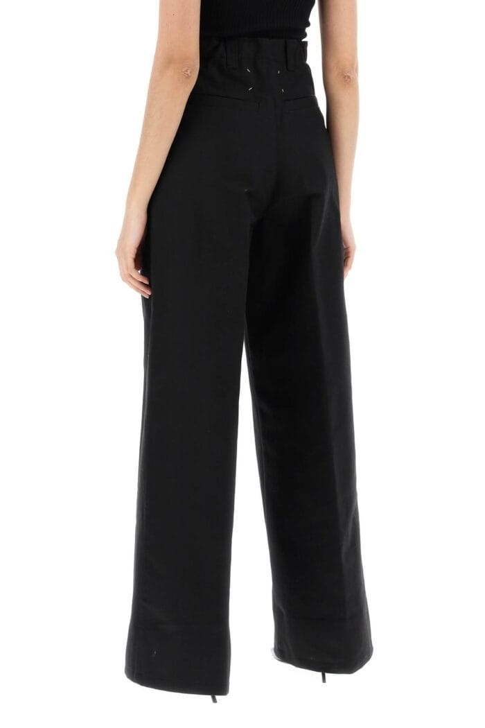 MAISON MARGIELA Cotton Gabardine Trousers For