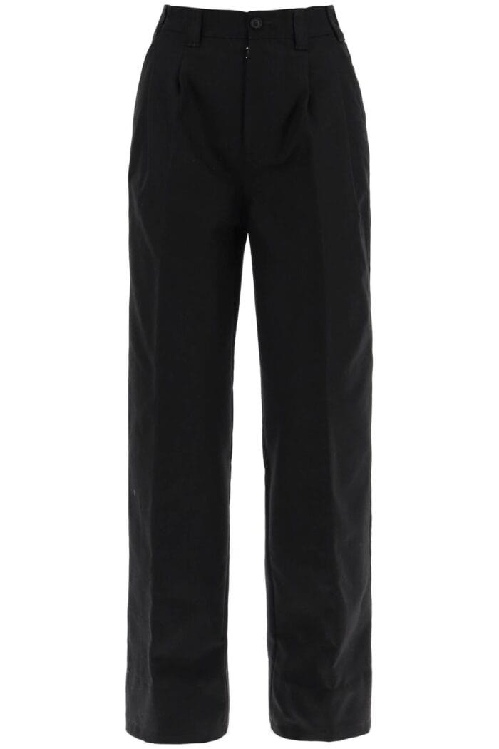 MAISON MARGIELA Cotton Gabardine Trousers For