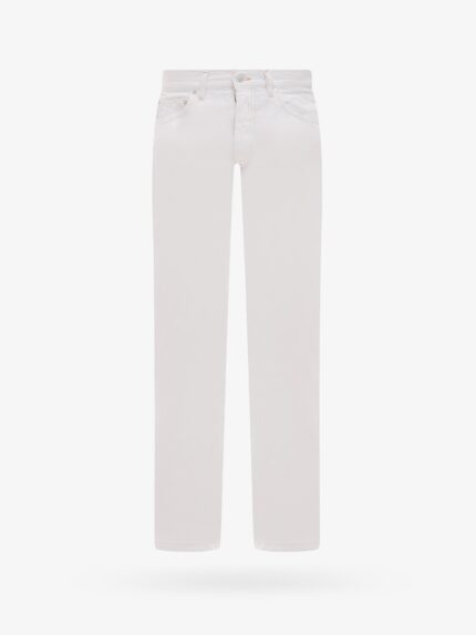 Maison Margiela Cotton Jeans With Contrasting Stitching