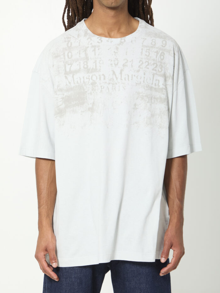 maison margiela cotton numeric t shirt Maison Margiela Cotton Numeric T-shirt