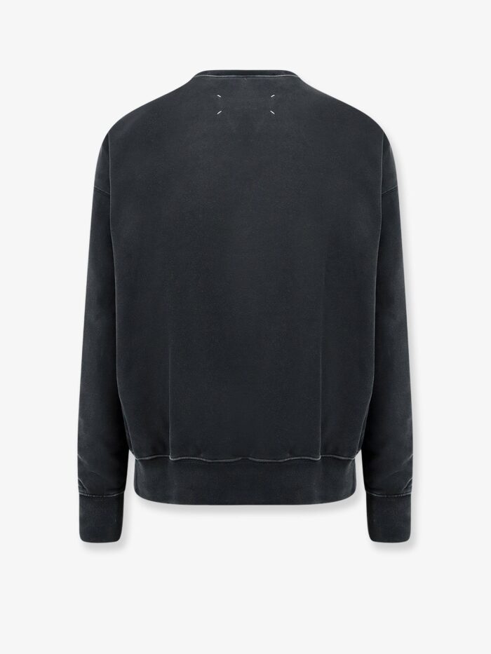 Maison Margiela Cotton Sweatshirt With Front Embroidered Logo