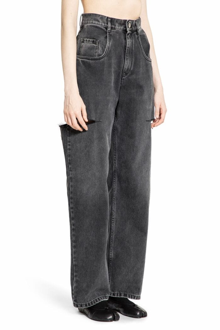 MAISON MARGIELA Cut-out Distressed Jeans