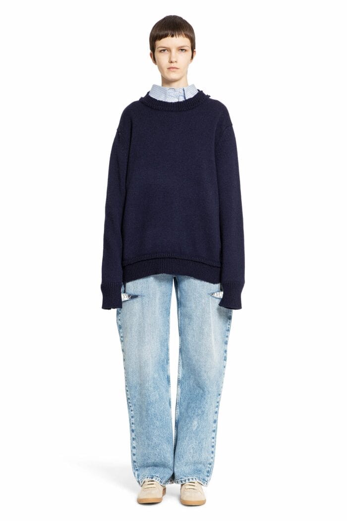 MAISON MARGIELA Denim Jeans With Slash Details