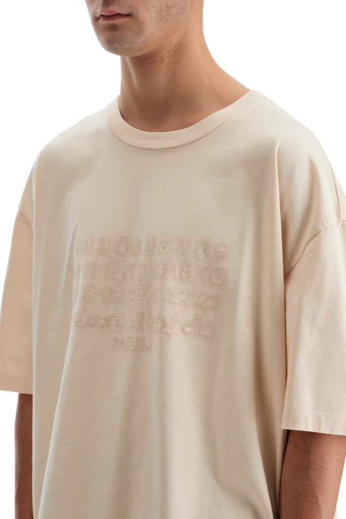 MAISON MARGIELA Embroidered Numeric Logo T-shirt