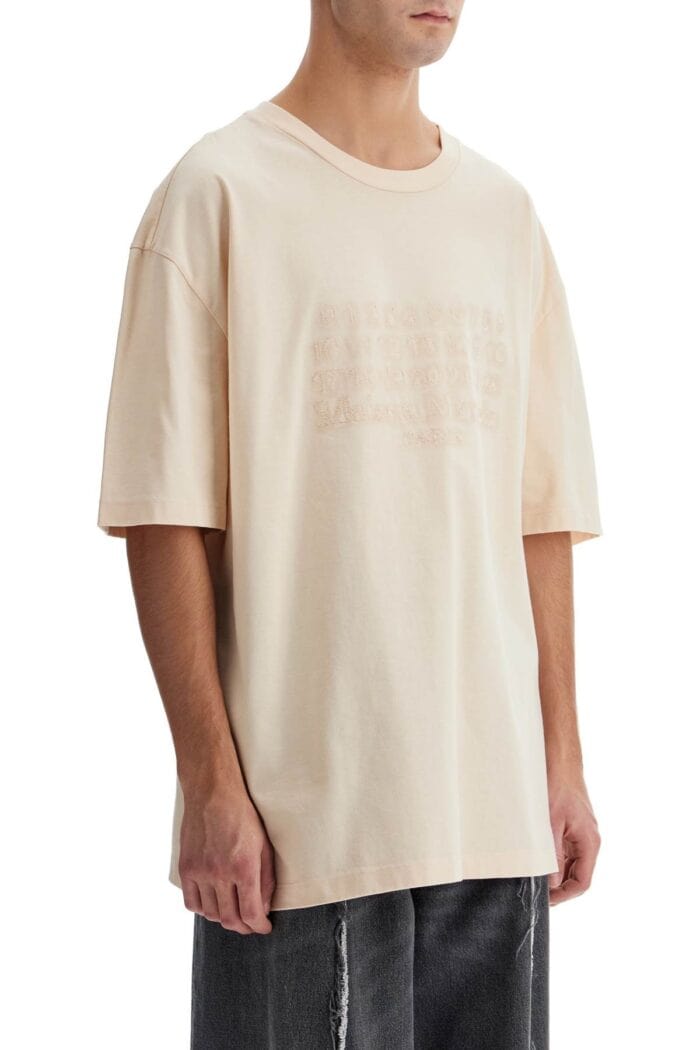 MAISON MARGIELA Embroidered Numeric Logo T-shirt