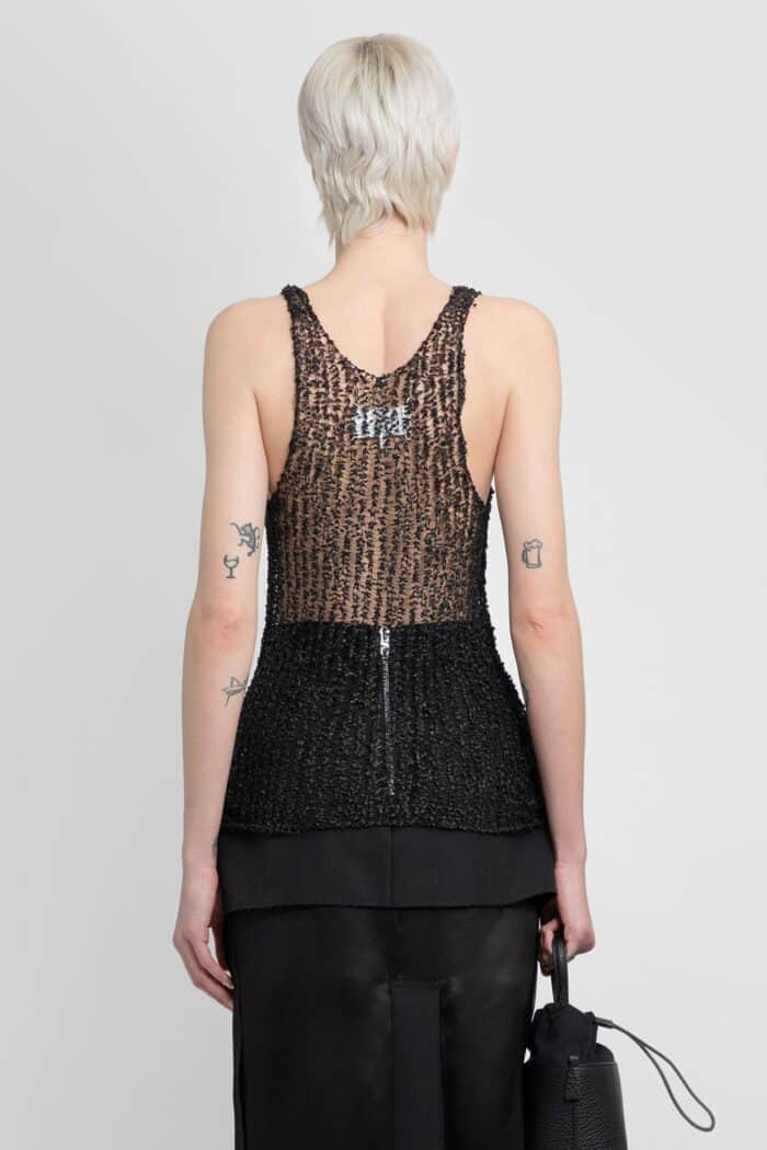 MAISON MARGIELA Floral Lace Tank Top