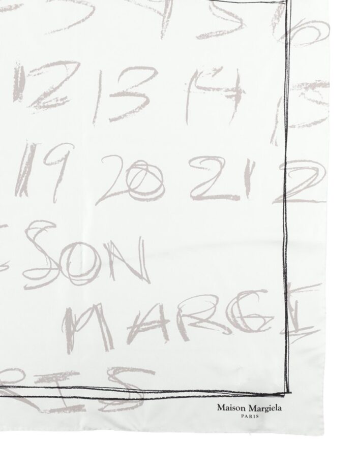 Maison Margiela FOULARD IN SETA "NUMERICAL"