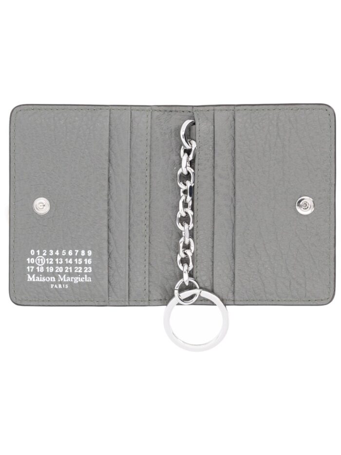 maison margiela "four stitches" card holder with key ring Maison Margiela "FOUR STITCHES" CARD HOLDER WITH KEY RING