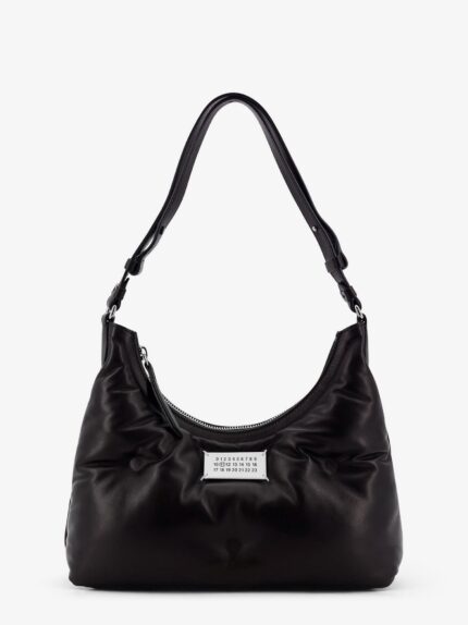 Maison Margiela Glam Slam Hobo Small Leather Shoulder Bag