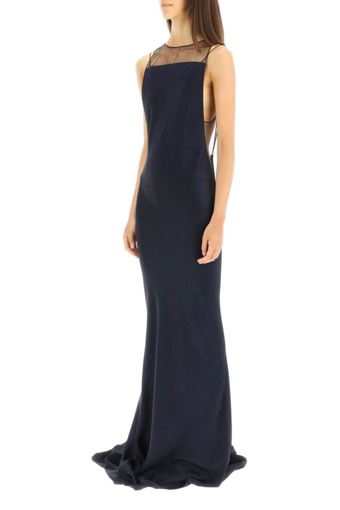 Maison Margiela Hammered Satin Gown