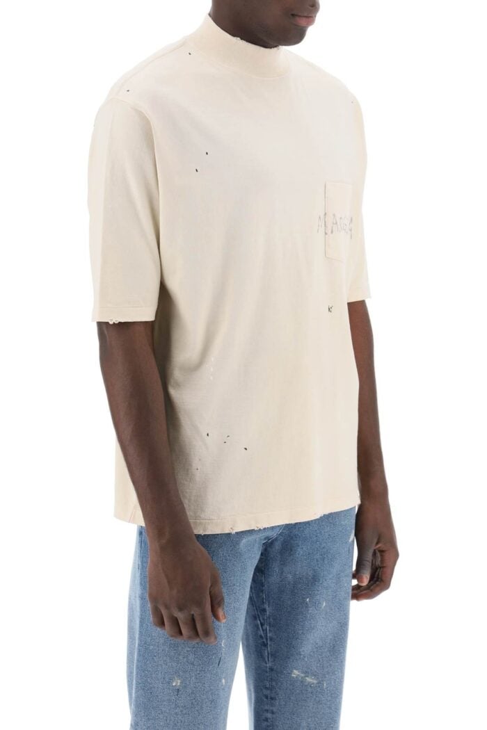 MAISON MARGIELA Handwritten Logo T-shirt With Written Text